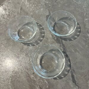 VTG. Pyrex Custard Cup Set(3)